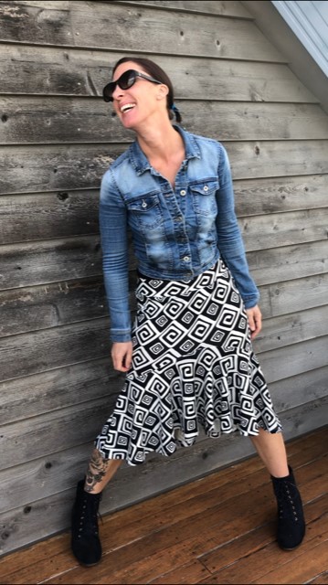 In My Stride Flounce Skirt by Pattern Emporium