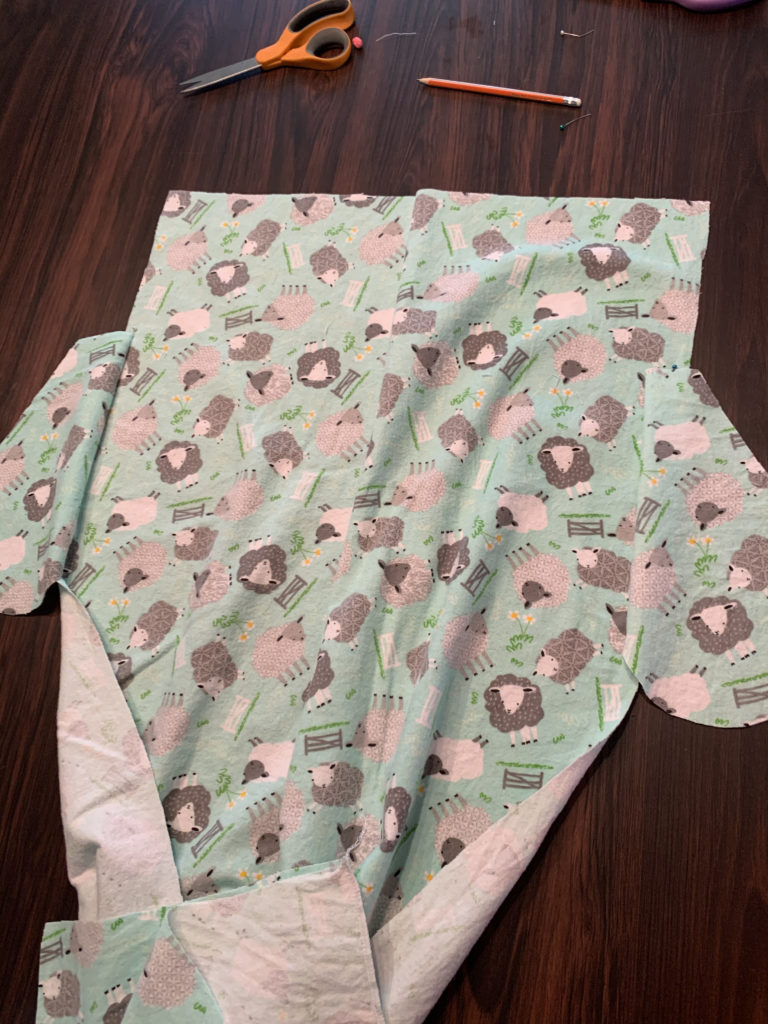 Pyjamas pants pattern step 4