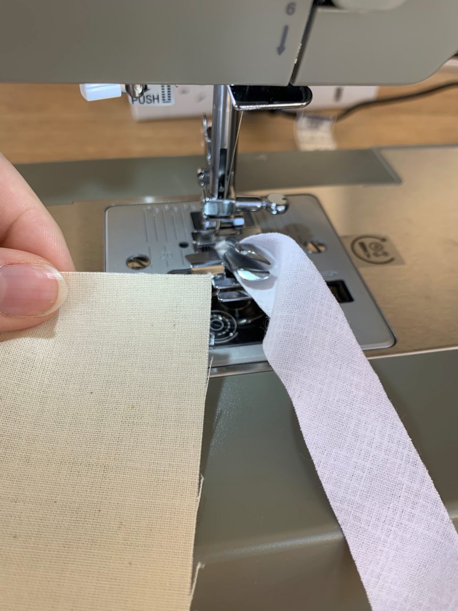Bias binding - stitching